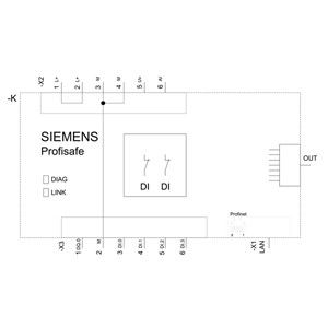 PLC 3SU1400-1LL10-1BA1 Profinet Veiligheidsstandaard Zwart Sirius ACT Profinet Interface Module
