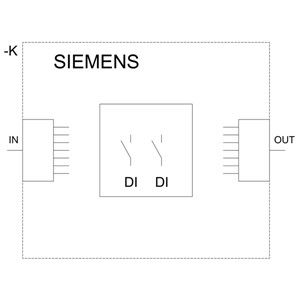 Gebruikersvriendelijke PLC 3SU1400-1MA10-1BA1SIRIUS ACT PROFINET met terminal module 2DI zwart