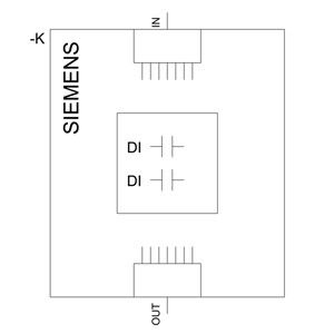 Gebruikersvriendelijke PLC 3SU1400-1MA10-1BA1SIRIUS ACT PROFINET met terminal module 2DI zwart