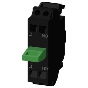 PLC 3SU1400-2AA10-3BA0 SIRIUS ACT-contactmodule met 1NO veergeladen terminal