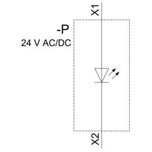 Siemens 3SU1401-1BB40-3AA0 SIRIUS ACT LED-module met snel op te veeren terminal