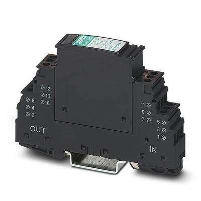 2819008 PT PE/S 1X2-24-ST Overschuivingsbeschermings stekker met 2 polen en nominale spanning 24 V wisselstroom