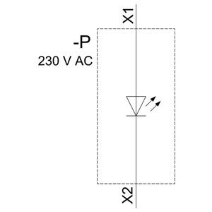 PLC 3SU1401-1BF20-1AA0 SIRIUS ACT LED-module met voorste montage en schroefterminal