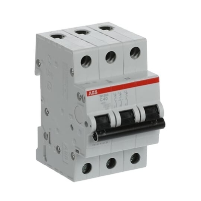 3P miniatuurcircuitbreaker SH203-C40 Nominale frequentie Hz 50 Nominale spanning 220 40 A