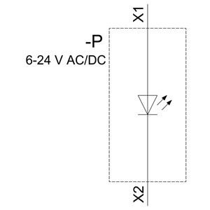 SIRIUS ACT PLC 3SU1401-1BG20-1AA0 LED-module met voorste montage en schroefterminal
