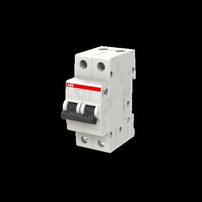 SH202-C10 Miniatuurcircuitbreaker 2P C 10 A BCD Curve C voor industriële toepassingen