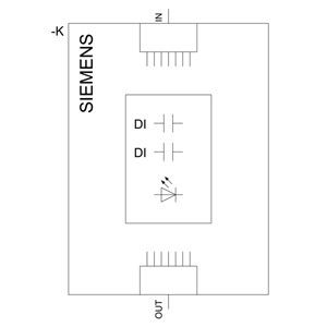 PLC 3SU1401-1MC60-1CA1 SIRIUS ACT PROFINET Terminalmodule met 2DI LED in wit