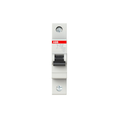 Circuit Protection MCB SH201-C25 Miniatuurcircuitbreaker 1P C 25 A met BCD Curve C