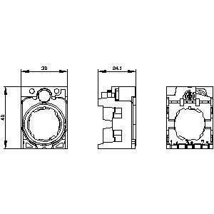 PLC 3SU1500-0AA10-0AA0 Plastic 3 Places A SIRIUS ACT Holder Verbeter uw productiviteit