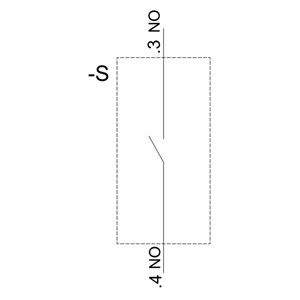 Universele plastic metalen houder voor SIRIUS ACT-module 3SU1550-1AA10-1BA0 schroefterminal