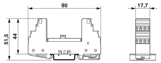 PT 2839240 ST 4-24DC Nominale spanning 24 V gelijkstroomoverspanningsbeschermer Plug 4 pool Aantal pool 4