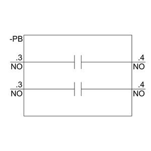 Universal Plastic Metal PLC 3SU1550-1AA10-1NA0 met 2NO SIRIUS ACT-houder en module