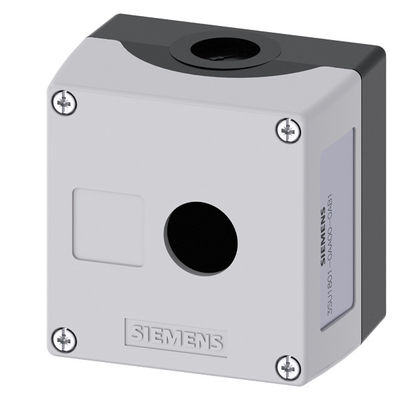 PLC 3SU1801-0AA00-0AB1 22 mm ronde plastic behuizing voor 1 commando-apparaat van het besturingspunt