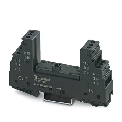 1 pool 2839363 PT 4X1-BESSorge Protector Base Nominale Spanning 4X1-BE voor industriële veiligheid