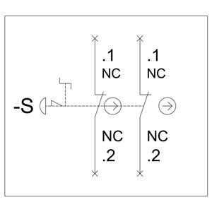 Behuizing voor commandoapparaten PLC 3SU1801-0NB00-2AC2 Noodsluitingsknop voor paddenstoelen