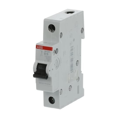1P B 20 A Breekcapaciteit MCB SH201-B20 Miniatuurcircuitsluiter 20A Nominale stroom