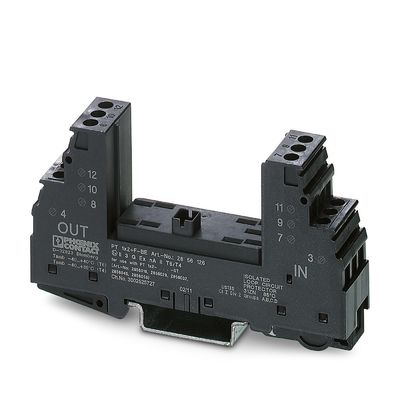 48 V gelijkspanningsoverspanningsbeschermer basis 2856126 PT 1X2 F-BE met 1 pool