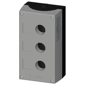 Oppervlakte metalen mat PLC 3SU1853-0AA00-0AB1 SIRIUS ACT-behuizingen met 3 commandopunten