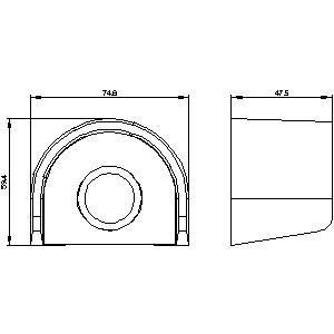 PLC 3SU1900-0DY30-0AA0 SIRIUS ACT Plastic gele beschermende kraag voor noodstop