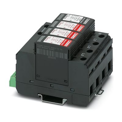 VAL-MS 320/3 1/FM-UD Type 2-overspanningsbeschermer met 4 polen en 320 V wisselspanning