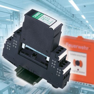 2858014 PT 4X1-48DC-ST Spanningsbeschermings stekker voor 48 V gelijkstroom industriële toepassingen