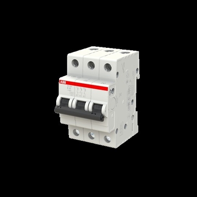 MCB SH203-B40 Miniatuurcircuitbreaker 3P B 40A BCD Curve B Nominale frequentie Hz 50 Makkelijk