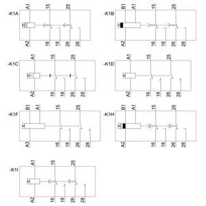 Contactbelasting Multifunctie 2 Overstap 16 Functies Schroefverbinding Timing Relay 7PV1511-1AP30