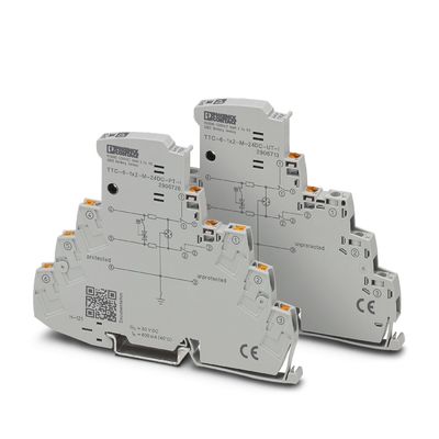 TTC-6-1X2-M-24DC-PT-I Overspanningsbeschermer Gemakkelijk te installeren Nominale spanning 24 V DC