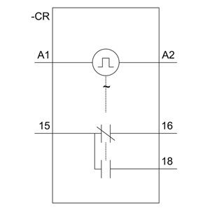 82.00 x 93.00 x 22.00MM PLC 7PV1558-1AW30 Timing Relais Tijd Relais voor in PROTECTIVE