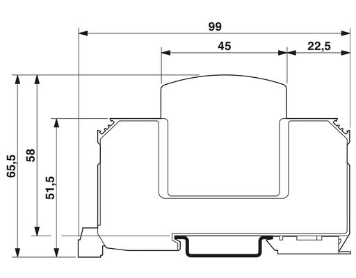 2858577 VAL-MS 320/3 1-FM Type 2 Overspanningsbeschermer binnen 230V AC 4-pool
