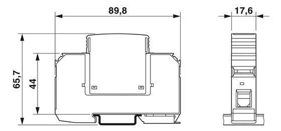 Effectieve overspanningsbescherming met 2868020 VAL-MS 60 Phoenix Contact Type 2 Overspanningsbeschermer