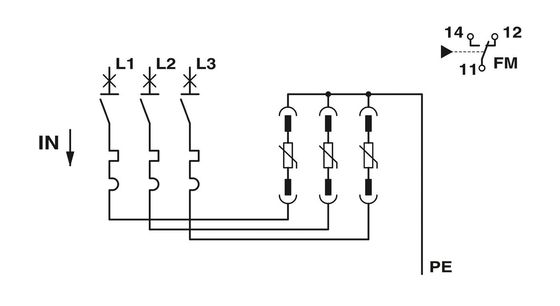 2882776 VAL-CP-MCB-3C-350/40/FM Type 2 overspanningsbeschermer voor uw behoeften