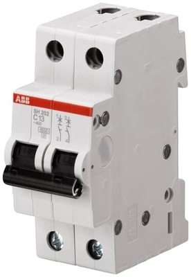 Compact ontwerp MCB SH202-D25 Miniatuurcircuitbreaker 2P D Nominale stroom 25A 220V