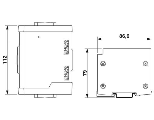 FLT-SEC-P-T1-1C-350/25-FM Type 1 2 Overspanningsbeschermer met nominale spanning en 350/25-FM