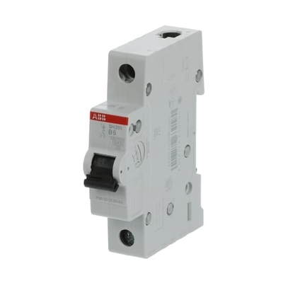 1P SH201-B6 Miniatuurcircuitbreaker B 6 A voor elektrisch distributiesysteem
