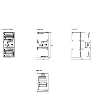 Geavanceerde 6ES7231-4HF32-0XB0 Analoog Input Modules SM 1231 AI voor industriële automatisering