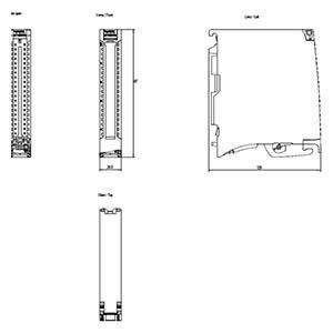 Industriële besturingssystemen Analog Input Module 6ES7531-7QD00-0AB0 4 kanalen voor PLC