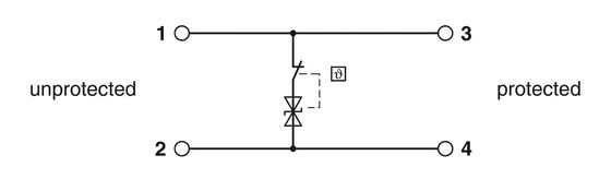 TTC-6-TVSD-D-24DC-UT-I Overspanningsbeschermer door Phoenix Contact 2 Pole Nominale spanning 24 V DC