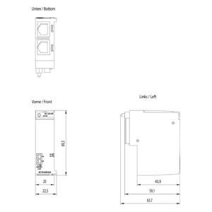 6ES7193-6AR00-0AA0 ET 200SP BusAdapter RJ45 Host Bus Adapter voor naadloze integratie