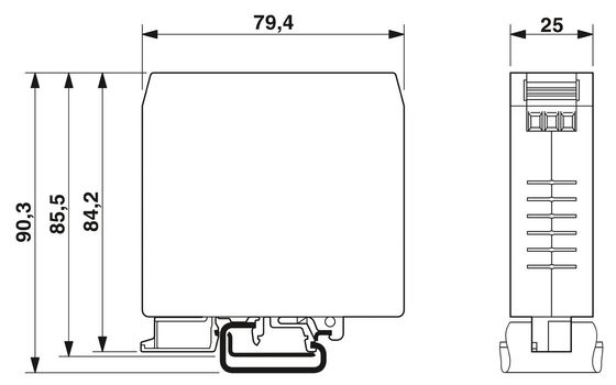 Phoenix Contact NEF 1-3 EMC Filter 50Hz 60Hz Spanningscategorie voor verbeterde geluidscontrole