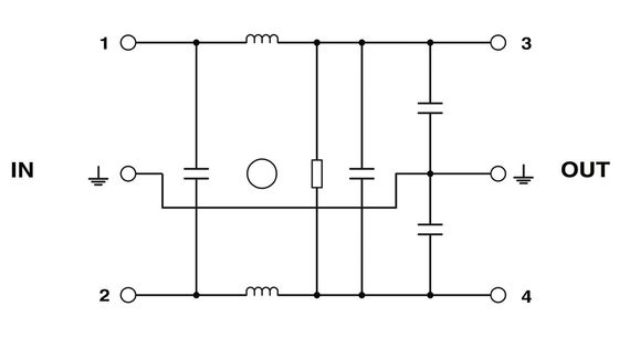 Phoenix Contact NEF 1-3 EMC Filter 50Hz 60Hz Spanningscategorie voor verbeterde geluidscontrole