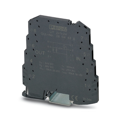 2804649 LIT LIT 4X1-24 Phoenix Contactoverspanningsscherm voor 24 V gelijkstroomtoepassingen