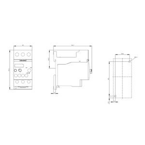 3RU6126-4EB1 Overbelastingsrelais voor zelfstandige motorbescherming Grootte S0 34...40 A Klasse 10