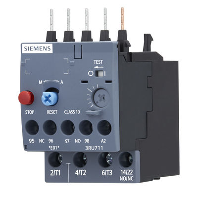 Gezegelde bescherming 3RU7116-1GB0 Overbelasting relais 3RU7 Grootte S00 voor contactbelasting in PLC