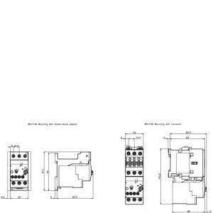 3RU7 grootte S0 PROTECTIVE verzegelde overbelastingsrele 3RU7126-1FB0 voor elektrische toepassingen
