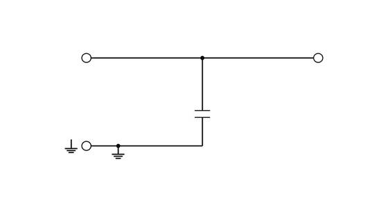 Phoenix Contact EMC Filter 2748069 TT-SLKK 5-C 12N-230AC met een nominale DC-spanning van 250 V