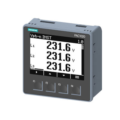 7KM PAC1020 Panel Power Meter voor standaard meting van energiebereik 7KM1020-0BA01-1DA0