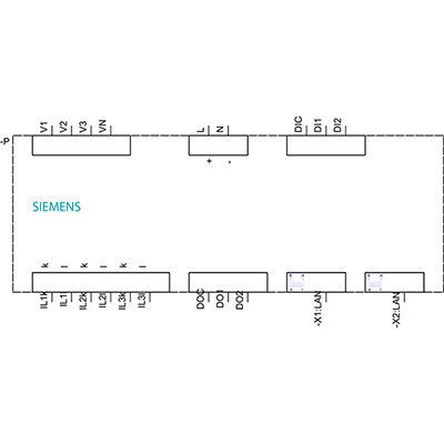 7KM PAC3220-1BA01-1EA0 meetapparaat standaard displaypaneel voor vermogenstoezicht