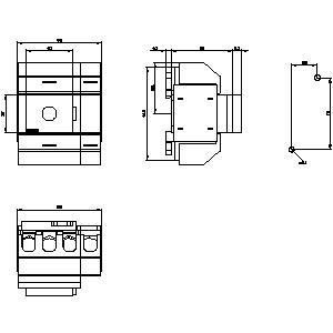 3KD0240-2KG20-3 Basic Devices Disconnecting Switch Shaft 4 Pole BG 01 3KD0 Frame Grootte 1