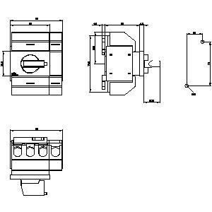 PLC 3KD0242-2KG20-3 basisapparaten die schakelaarschacht 4-polige stabiele werking loskoppelen